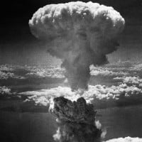 Mushroom Cloud Over Nagasaki, 1945