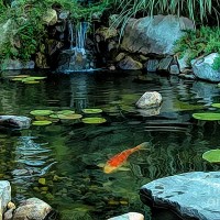 Koi pond