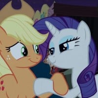 Rarity and Applejack