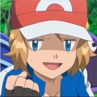 When she dressed in Ash's clothes. (Ep. 115)