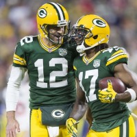 Aaron Rodgers and Davante Adams