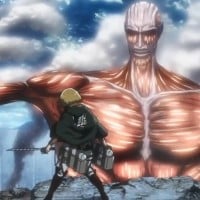 Armin and Eren vs. Colossal Titan - Attack on Titan