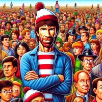 Chuck Norris is the reason why Waldo is hiding.