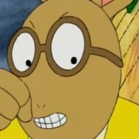 Punched D.W. after she broke his plane (Arthur's Big Hit)