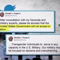 He banned transgender individuals from serving in the military