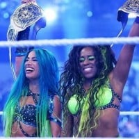 Queen Zelina & Carmella vs Sasha Banks & Naomi vs Rhea Ripley & Liv Morgan vs