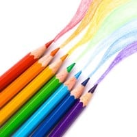 We say pencil crayons (not colored pencils)