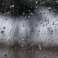 Race water drops on windows