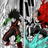 Midoriya vs. Shouto Todoroki