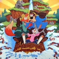 The ride features animated Disney characters that are less familiar and gives