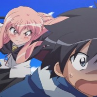 Saito and Louise (The Familiar of Zero)