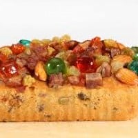 Eating and buying fruitcake