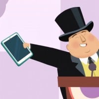 The Fat Controller has a smartphone