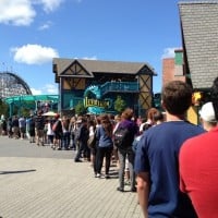 Stand in Lines at a Theme Park but Not Ride Any Rides